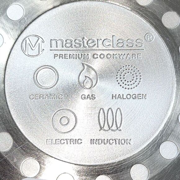 Masterclass Cookware Healthier Ceramic Coating Saucepan With Lid 1.2QT 6.5"Creme - Picture 7 of 11